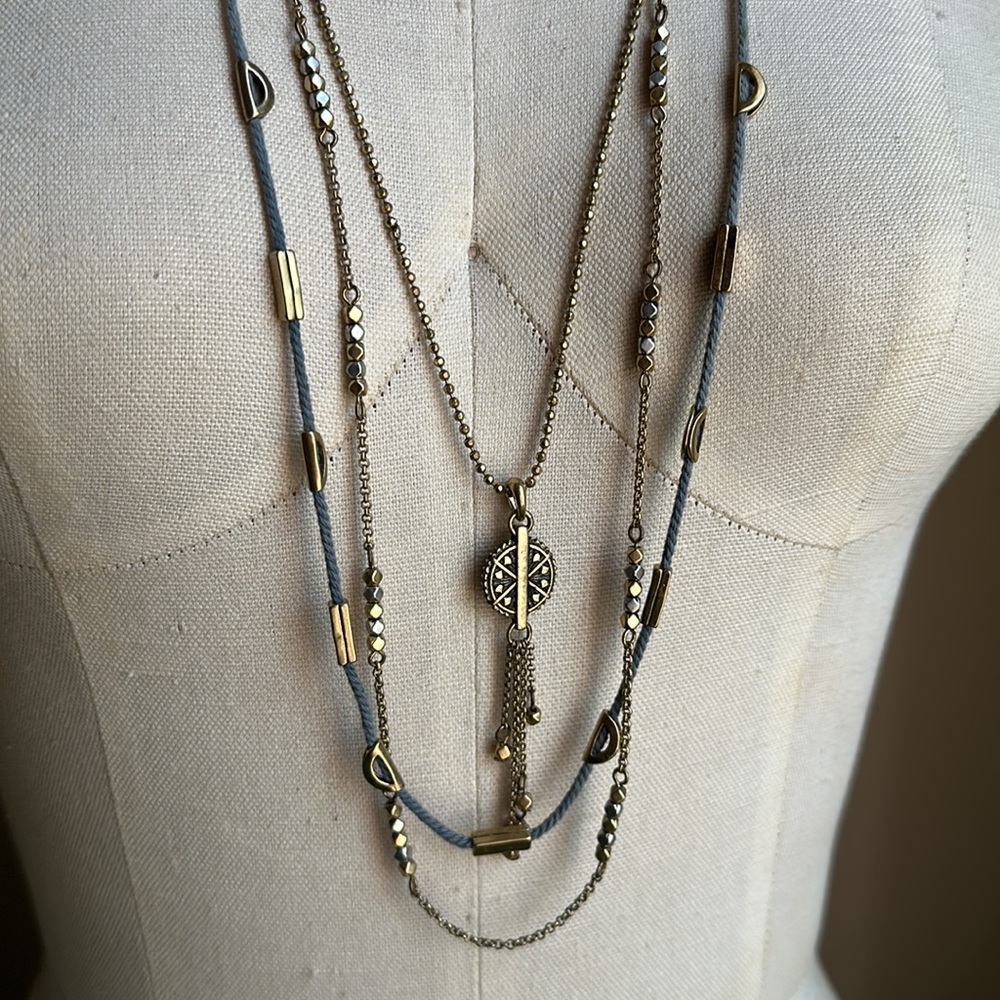 Mint Lucky brand bohemian-style necklace ✨ Festival